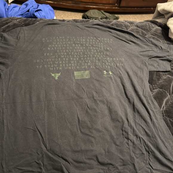 Under Armour, black with camo T-shirt size XXL. Project Rock - Picture 5 of 6